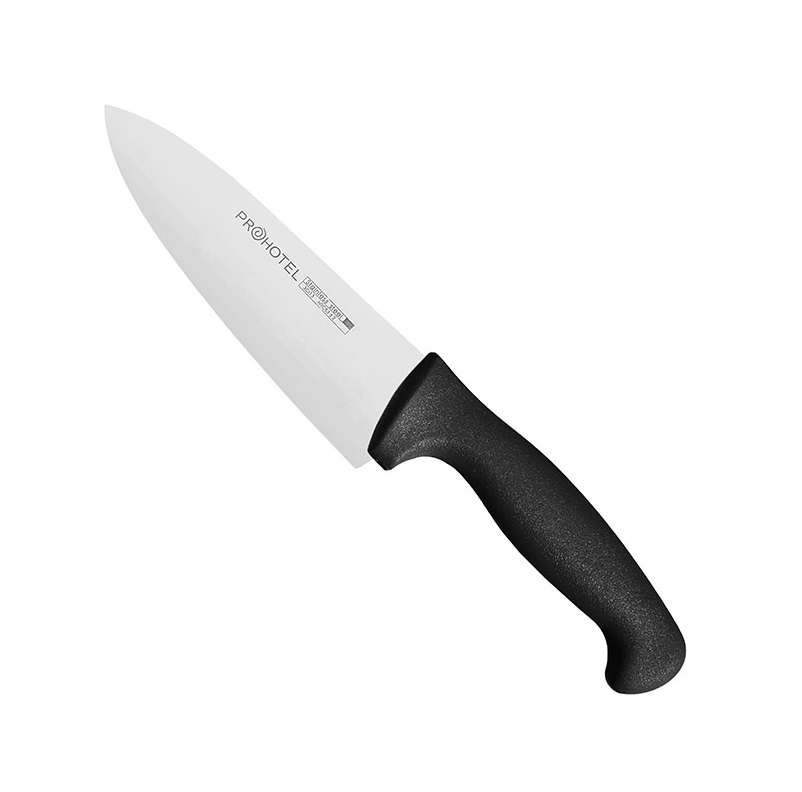 Нож поварской 150мм черный