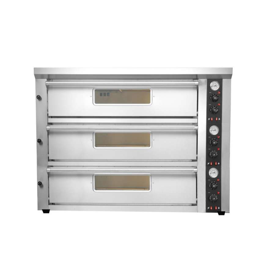 Печь для пиццы 3 камеры Kocateq EPC 3/70x70TT