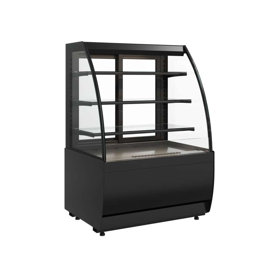 Витрина кондитерская Carboma K70 VM 1,3-2 STANDARD открытая (версия 2.0) (9005)