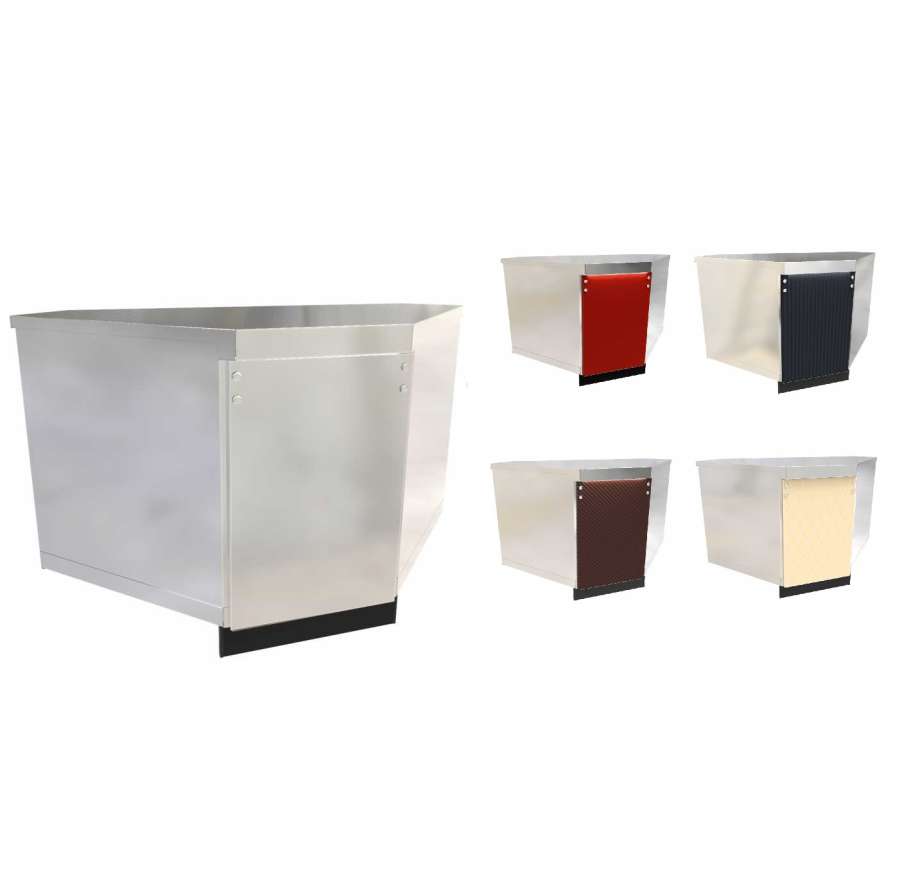 Линия раздачи Сэйла Модуль поворотный МП-90Е-01 нержавеющая сталь