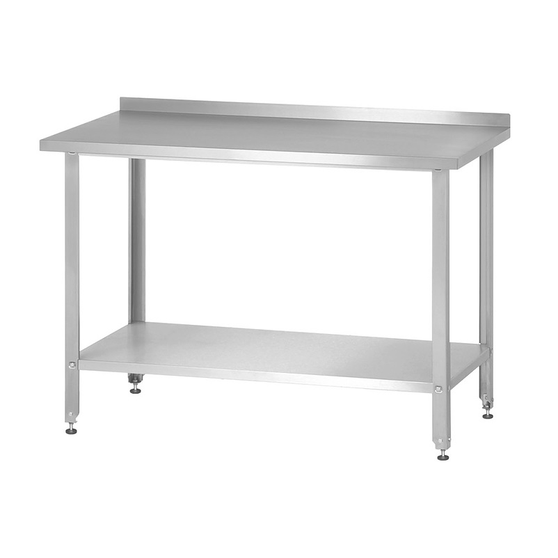 Стол разделочный 1800х800 без борта, полка сплошная н/ж