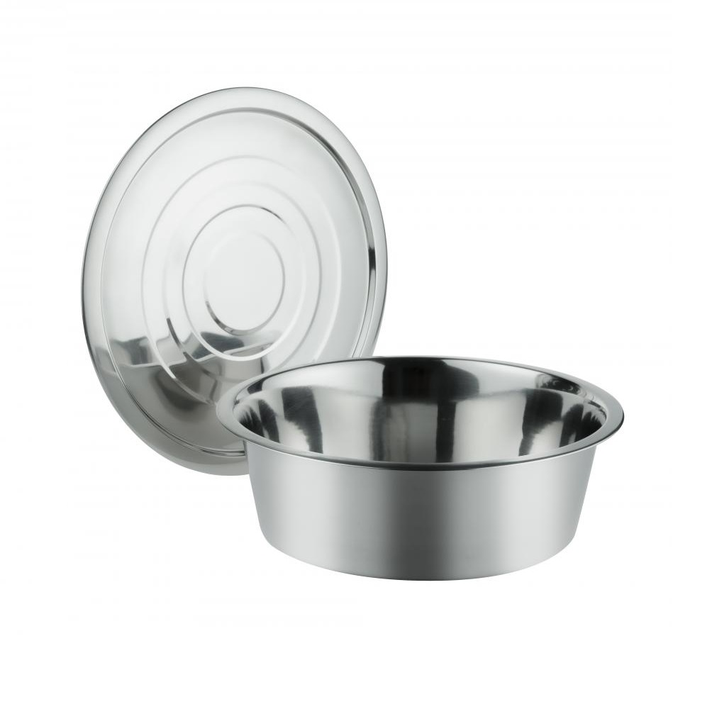 Миска нержавеющая сталь 5л d320мм с крышкой