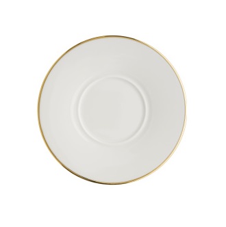 Блюдце d160мм Золотая линия Bonna