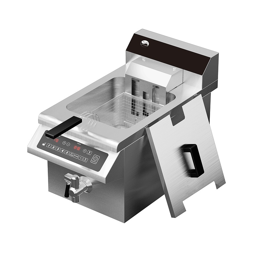 Фритюрница индукционная INDOKOR INF8-L с подъемным механизмом