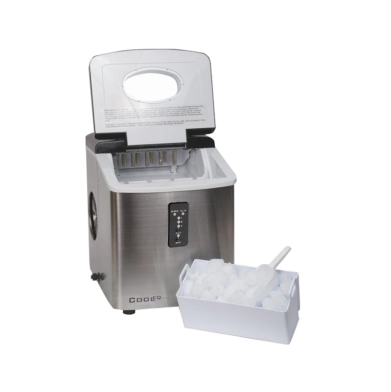 Льдогенератор COOLEQ ZB-15S для пальчикового льда 15кг/сут, бункер 1кг, заливной