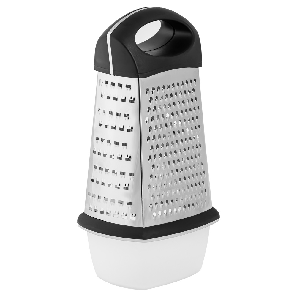 Терка 4-х сторонняя h230мм, с контейнером, нержавеющая сталь