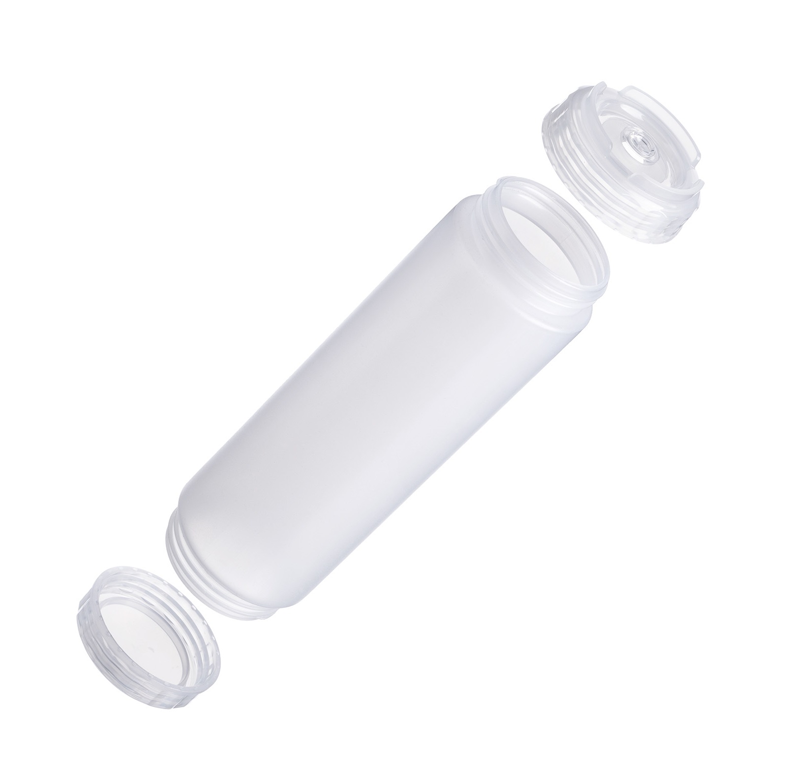 Флакон для соусов 750мл прозрачный 2 прозр. крышки, силик. носик широкий