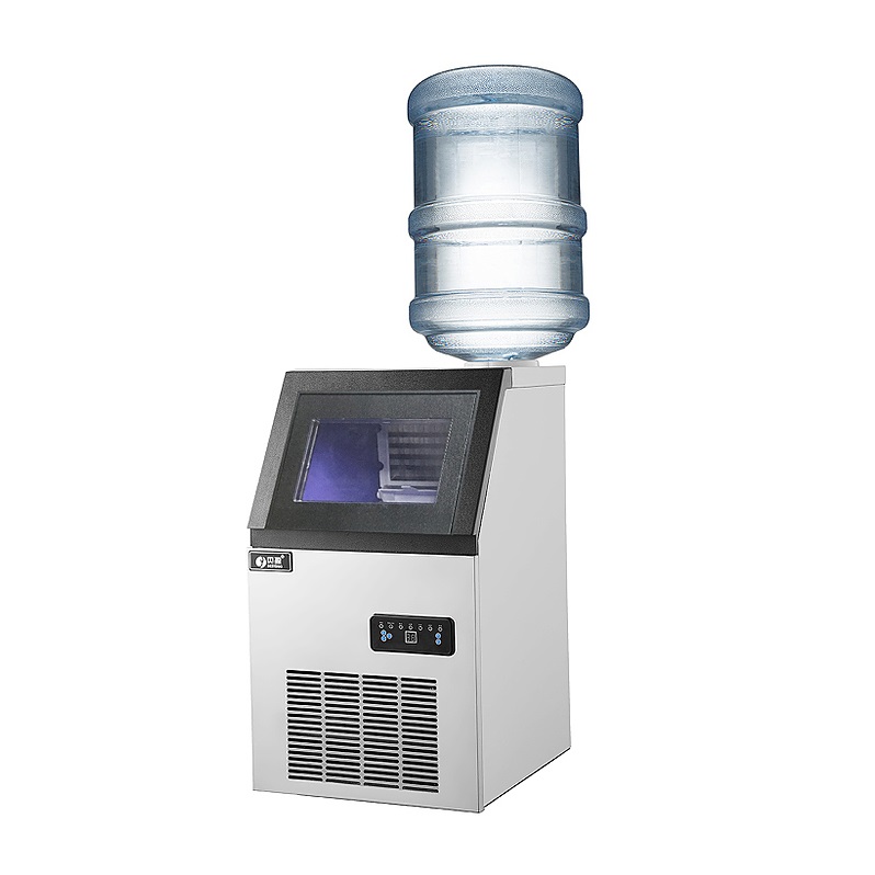 Льдогенератор Rosso BY-280F для кубикового льда, 28 кг/сут, бункер 8кг, комбинированный