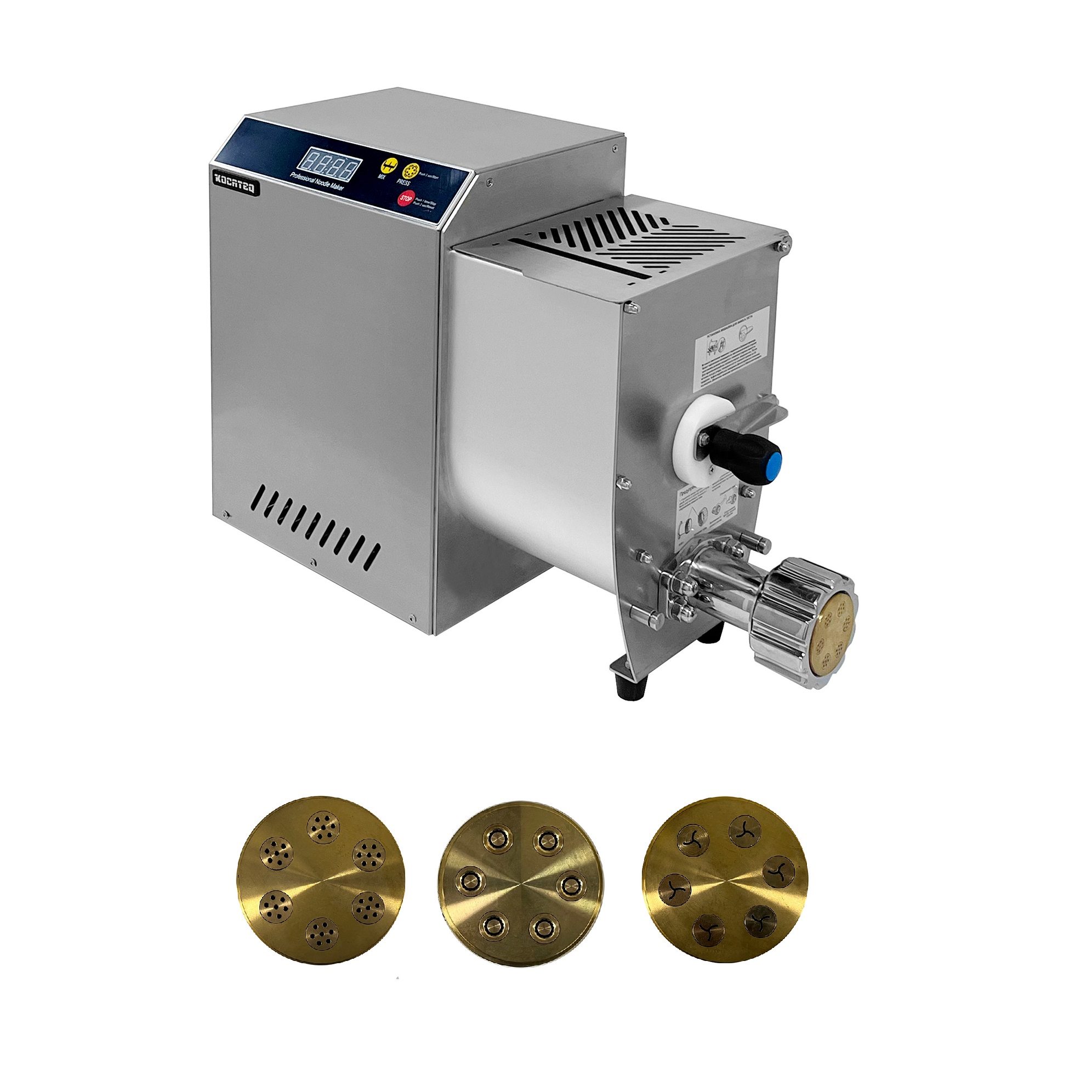 Машина для производства макарон OMJ 3 c тестомесом, 3 фильеры в комплекте