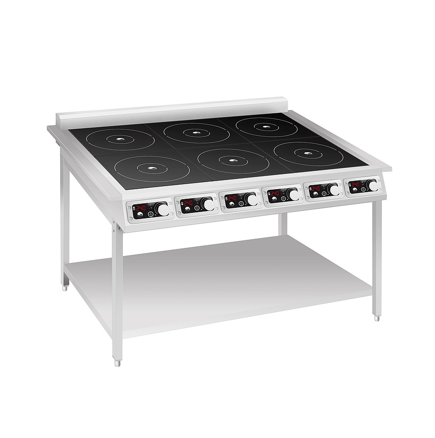 Плита индукционная 6-конф. на подставке INDOKOR 900 серии фильтр IN3500-6PRO