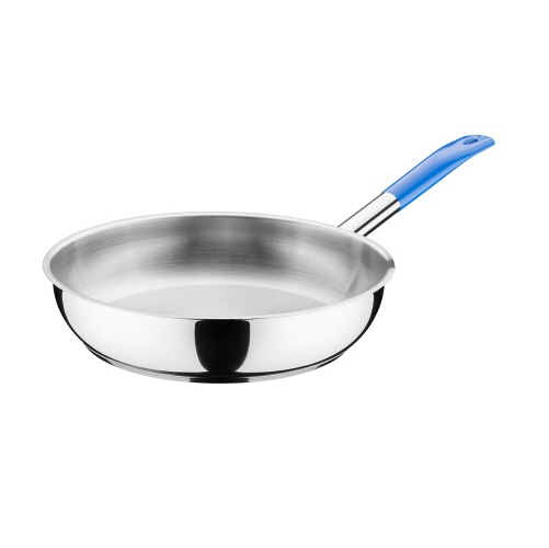 Сковорода нержавеющая сталь d280мм h60мм индукция, ручка винил