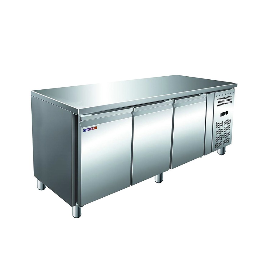 Стол холодильный н/ж 3 двери COOLEQ SNACK3100TN/600 без борта