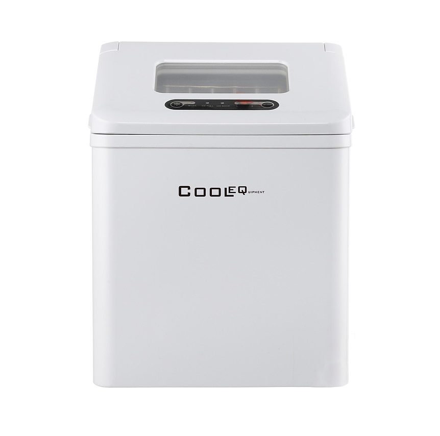 Льдогенератор COOLEQ ZB-20 белый для пальчикового льда, 20кг/сут, бункер 1,6, заливной