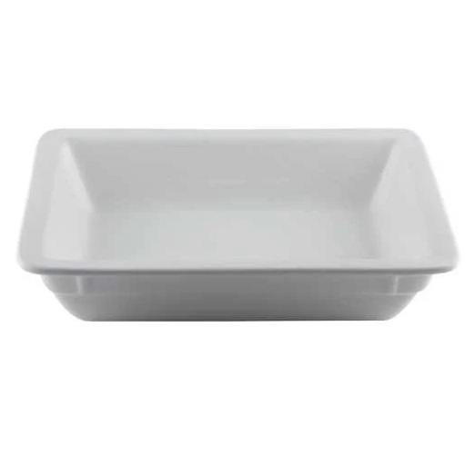 Гастроемкость 1/2 h62мм 325х265мм белая, фарфор