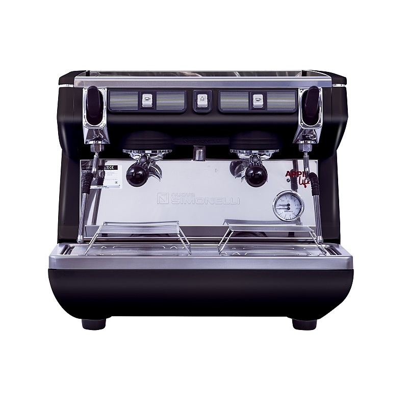 Кофемашина-полуавтомат Nuova Simonelli Appia Life Compact 2Gr S 220V black+economizer+high groups