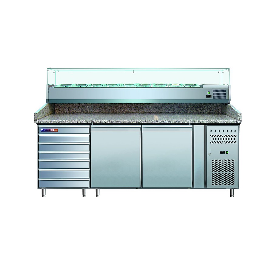 Стол холодильный для пиццы Cooleq PZ2610TN-VRX380