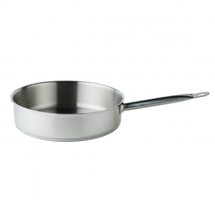 Сковорода сотейник d240мм нержавеющая сталь, индукция