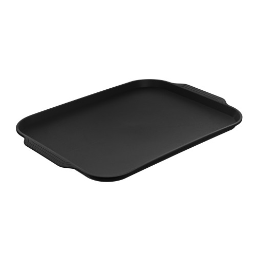 Поднос 450х345мм с ручками, полипропилен, черный