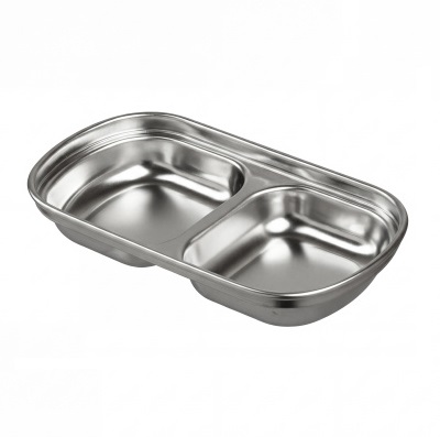 Соусник двойной 60+60мл нержавеющая сталь