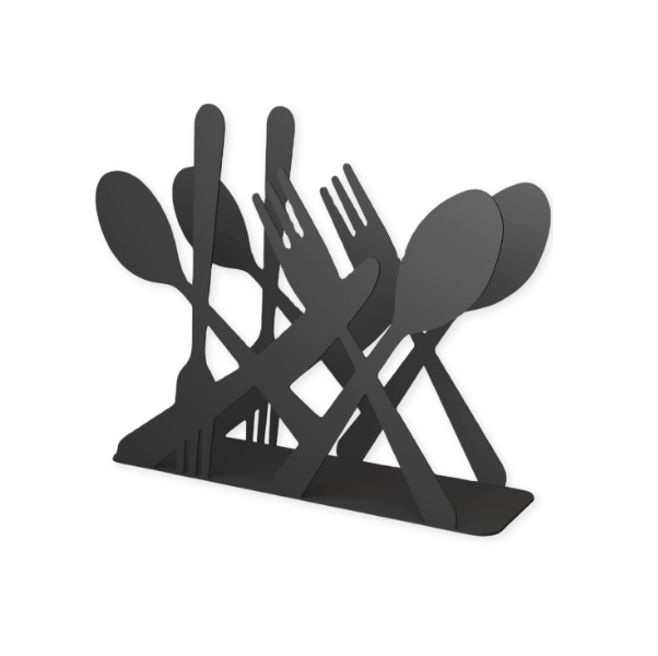 Салфетница 95х135х40мм металл Spoon