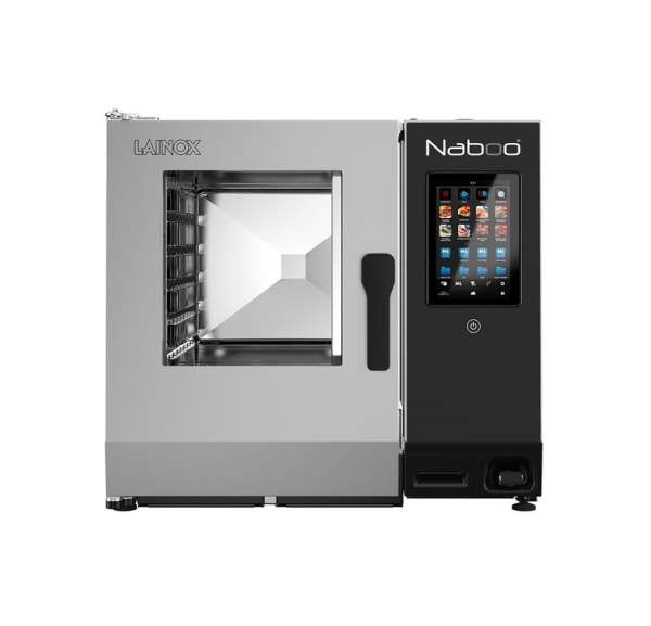 Пароконвектомат 6 х GN 1/1 и 60*40  Lainox NABOO 5.0 NAE061B+OB061E автомойка