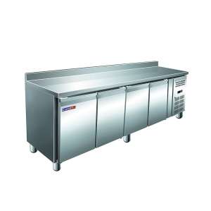 Стол холодильный н/ж 4 двери COOLEQ GN4200TN борт