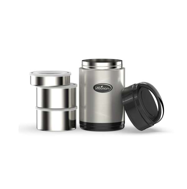 Термос 2л, 3-х секционный нержавеющая сталь