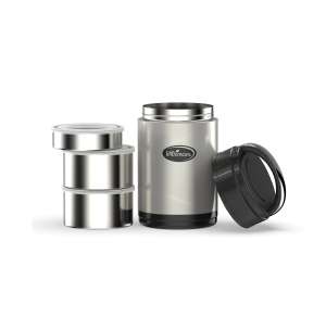 Термос 2л, 3-х секционный нержавеющая сталь