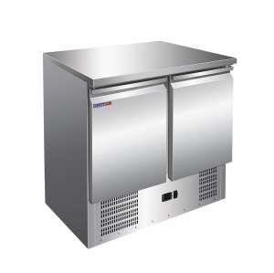 Стол морозильный н/ж 2 двери COOLEQ SS45BT без борта