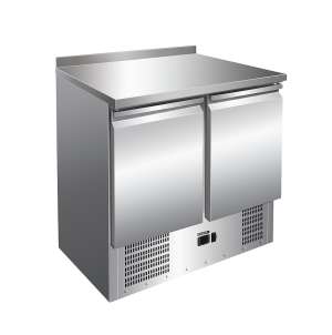 Стол морозильный н/ж 2 двери COOLEQ SS45BT борт