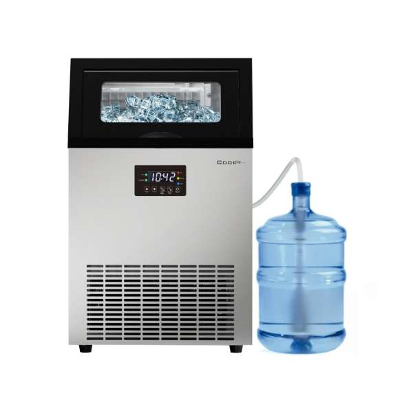 Льдогенератор COOLEQ IC-60S для кубикового льда, 60 кг/сут, бункер 15кг, подкл. к воде