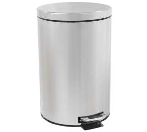 Ведро для мусора с педалью 30л н/ж с доводчиком