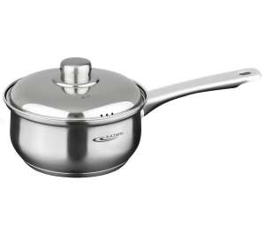 Сотейник 1,8л с крышкой, нерж. сталь, ковш, индукция