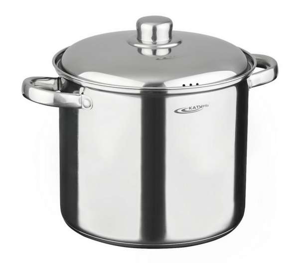 Кастрюля нержавеющая сталь 5,7л с крышкой