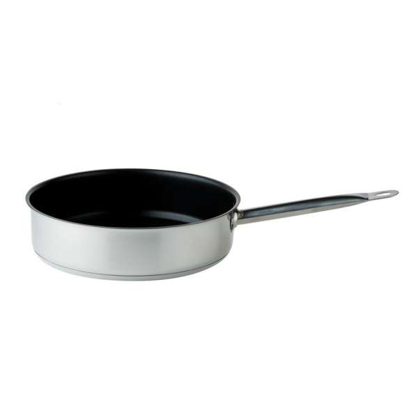 Сковорода сотейник d240мм нержавеющая сталь, тефлон, индукция