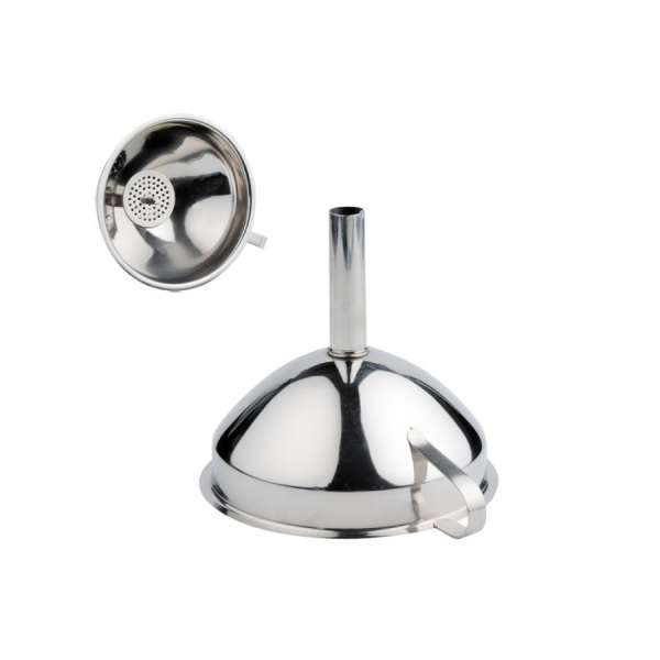Воронка нержавеющая сталь с ситом d110мм h132мм