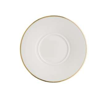Блюдце d120мм Золотая линия Bonna