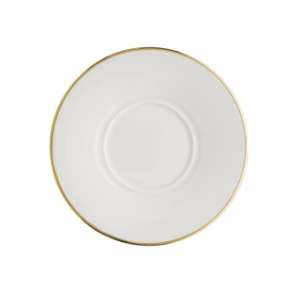 Блюдце d160мм Золотая линия Bonna