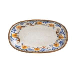 Блюдо овальное 150х85мм Ретро Флорал Bonna