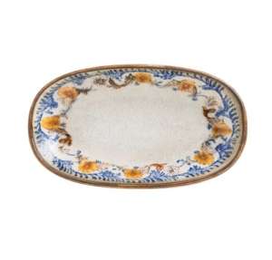 Блюдо овальное 190х110мм Ретро Флорал Bonna