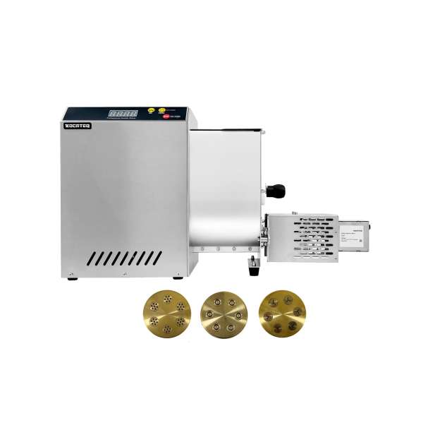 Машина для производства макарон OMJ 3 c тестомесом, с ножом автоподрезки, 3 фильеры в комплекте