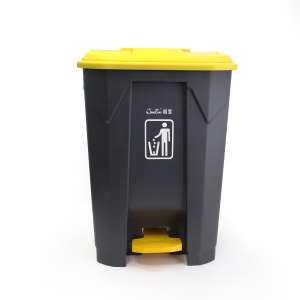 Бак мусорный контейнер с педалью и крышкой 45л УЦЕНКА