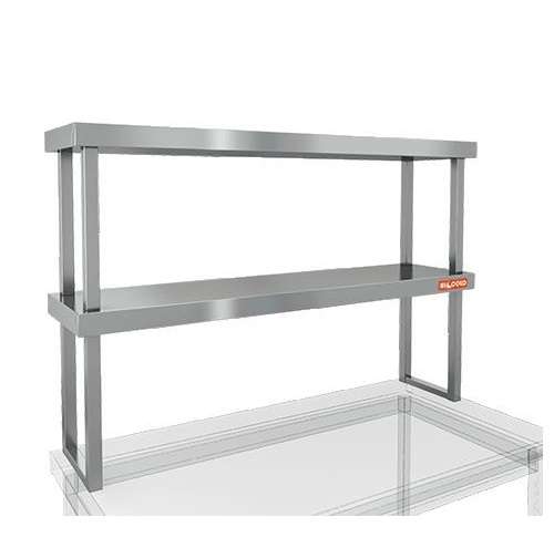 Полка 1800х300х800мм двухуровневая