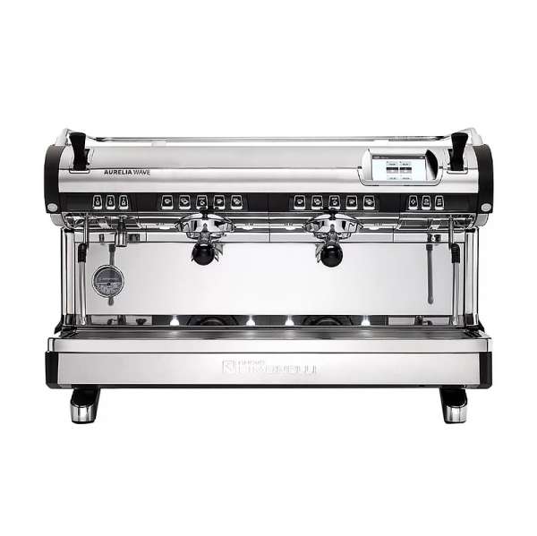 Кофемашина рожковая автоматическая Nuova Simonelli Aurelia Wave 2Gr V 220V black+high groups+LED