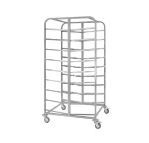 Тележка-шпилька 800х950х1800мм 9 уровней лоток 740х450мм краш. сталь