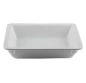 Гастроемкость 1/2 h62мм 325х265мм белая, фарфор