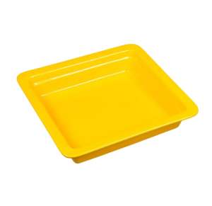 Гастроемкость 2/3 h65мм 355х325мм желтая, фарфор