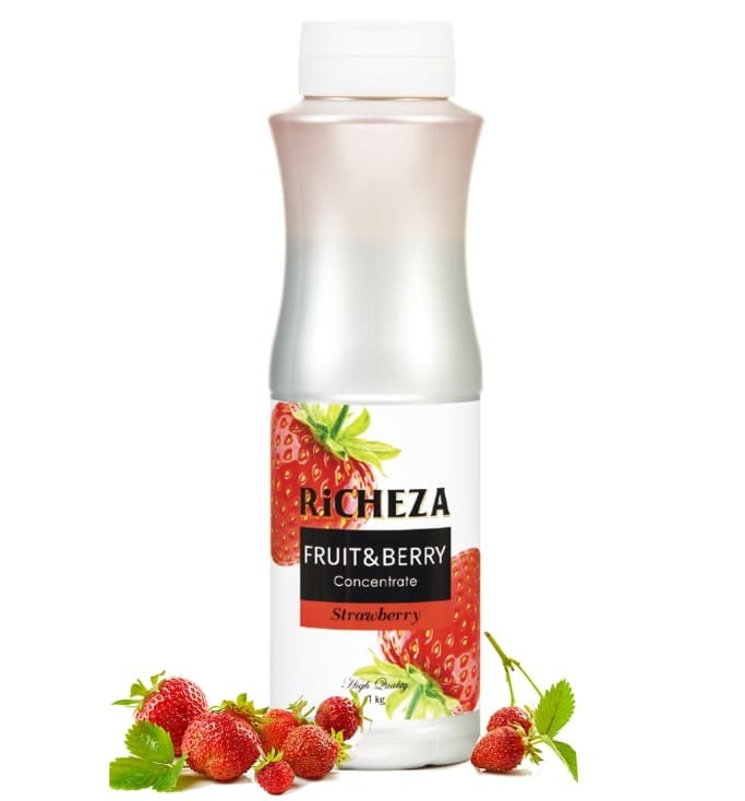 Пюре "Клубника" 1кг, концентрат Richeza