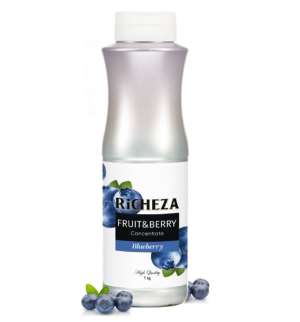 Пюре "Черника" 1кг, концентрат Richeza