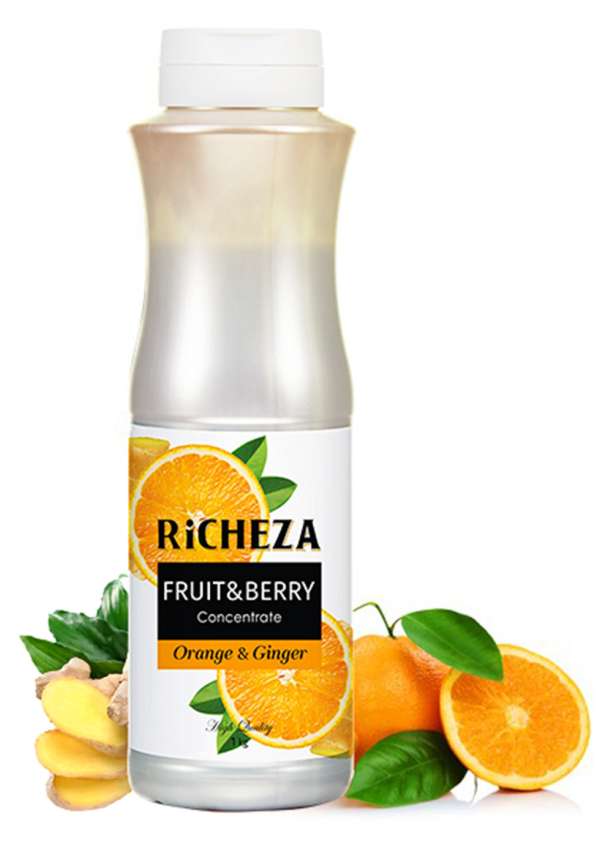 Пюре "Апельсин-Имбирь" 1кг, концентрат Richeza Ричеза